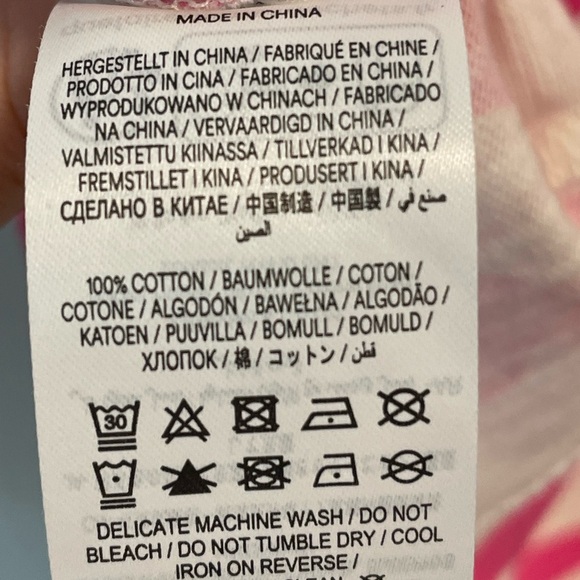 Boden, US women’s 6, pink and white patterned with pockets mini tshirt dress EUC - Picture 8 of 8